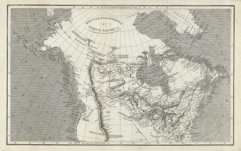 1809 Arrowsmith Map of Canada and United States (British Possessions)