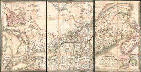1831 Bouchette / Wyld Map of Canada (Quebec / Ontario)