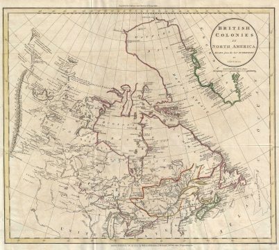 1811 Russell Map of Canada