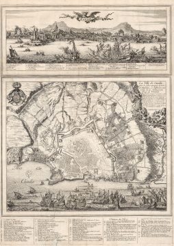 1669 Beaulieu Broadsheet Plan and View of Heraklion/ Candia: a Unique Early Example