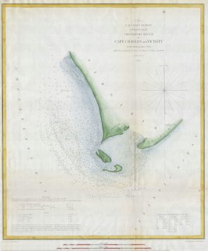 1853 U.S.C.S. Map of Cape Charles and Vicinity, Virginia
