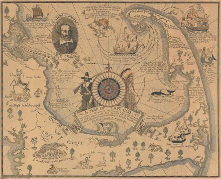 1926 Coulton Waugh Pictorial Map of Cape Cod