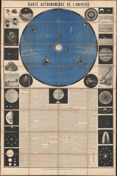 1878 Laporte Map of the Solar System