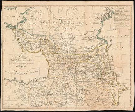 1811 Reinecke Map of the Caucasus, Armenia and Georgia