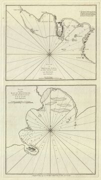 1794 Laurie and Whittle Nautical Chart or Map of the South Coast of Ceylon or Sri Lanka