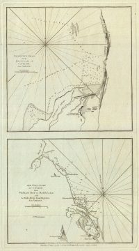 1794 Laurie and Whittle Nautical Map of the East and West Coast of Ceylon or Sri Lanka