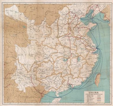 1921 Crow Map of China