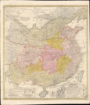 1738 Homann Heirs / Hase Map of China