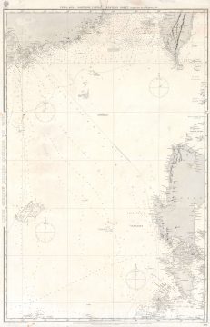 1887 Admiralty Nautical Chart of Hong Kong, Macau, Taiwan, Luzon, and Mindoro