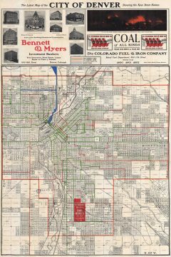1904 Beeler Map or Plan of Denver, Colorado