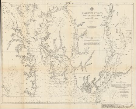 1895 U.S. Coast Survey Chart of Clarence Strait, Southeast Alaska, and Environs