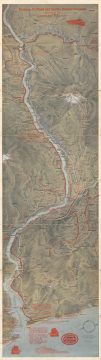 1926 Routledge View of the Columbia River and the Columbia River Scenic Railroad