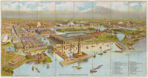 1892 Star Publishing View of the Chicago World's Fair or Columbian Exposition in 24 Trade Cards