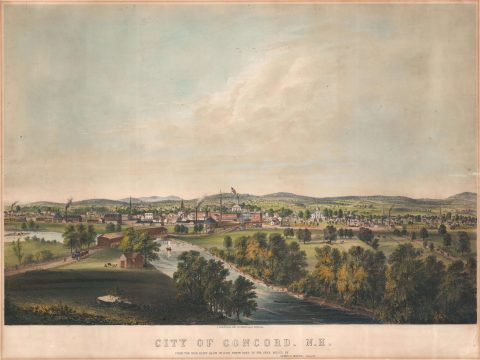 1855 Buffords / Moore View of Concord, New Hampshire