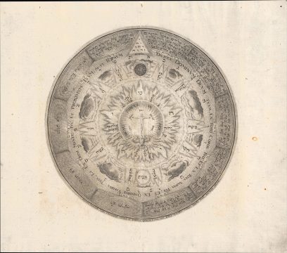1609 Khunrath / Van der Doort Alchemy Chart