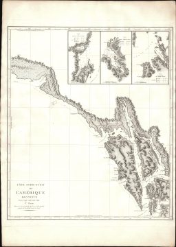 1799 Vancouver Map of Sitka, Alaska, and Environs