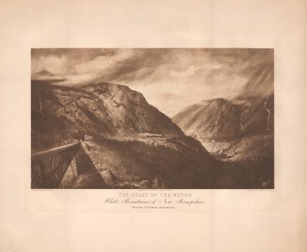 1890 Brown / Maine Central R.R. View of Crawford Notch, New Hampshire