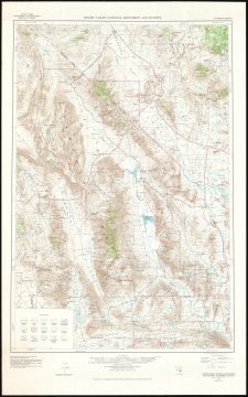 1972 / 1977 U.S. Geological Survey Topographic Map of Death Valley National Park