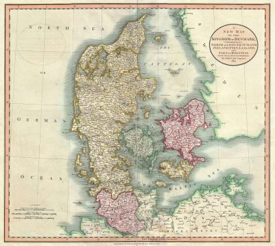 1801 Cary Map of Denmark