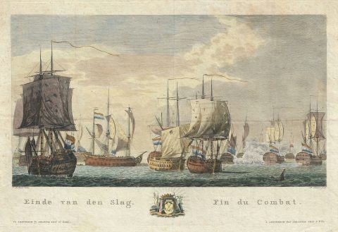 1782 J. F. Reitz View of the Battle of Dogger Bank