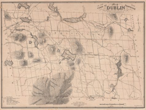 1906 Fisk / Wadsworth Map of Dublin, New Hampshire