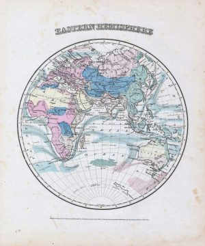 1858 Colton Map of the Eastern Hemisphere