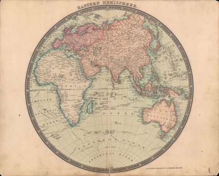 1831 Dower / Teesdale Map of the Eastern Hemisphere