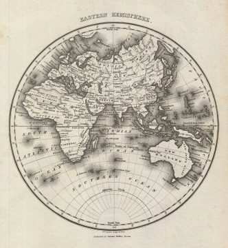 1828 Malte-Brun Map of the Eastern Hemisphere (Asia, Africa, Europe, Australia)