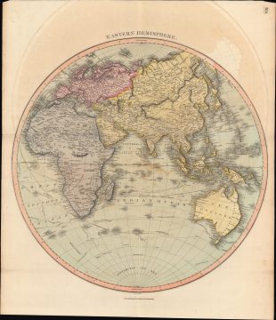 1816 Thomson Map of the Eastern Hemisphere