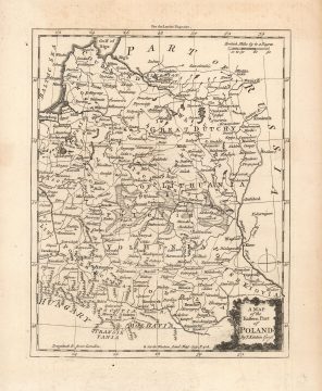 1764 Kitchin Map of Eastern Poland and Lithuania