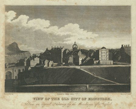 1828 Craig View of Edinburgh, Scotland