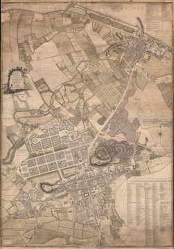 1804 Ainslie City Plan or Map of Edinburgh and Leith, Scotland