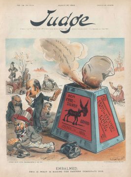 1899 Gillam Political Cartoon Ridiculing the Resurgence of Free Silver