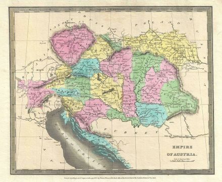 1835 Burr Map of the Austrian Empire