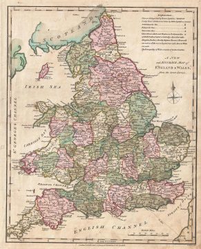 1794 Wilkinson Map of England