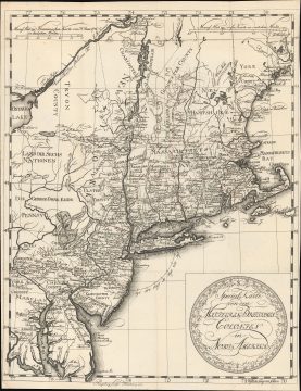 1778 Pingeling / Leiste German Map of the United States of America, Revolutionary War
