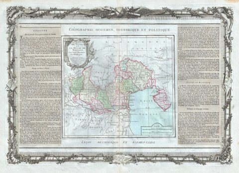 1786 Desnos and de la Tour Map of Northeastern Italy