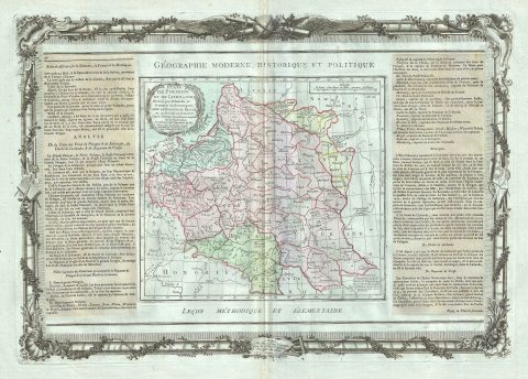 1786 Desnos and de la Tour Map of Poland and Lithuania