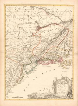 1778 Eliot Revolutionary War Map, first map to name the United States