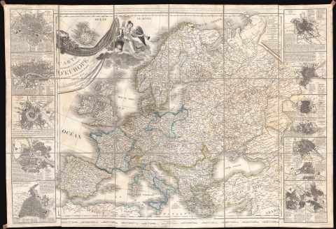 1836 Maire Large Format Map of Europe
