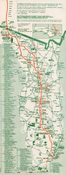 1964 Highway 27 Association Map of Florida Highways
