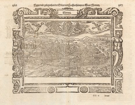 1614 Munster View of Florence, Italy