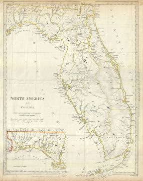 1834 S.D.U.K. Map of Florida