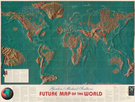 1996 Scallion Doomsday Map of the World Predicting Major Seismic Changes
