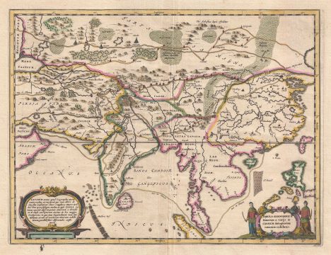 1667 Kircher Map of Asia
