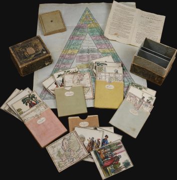 1807 Klinger Geographicual Game: Cinq Parties du Monde