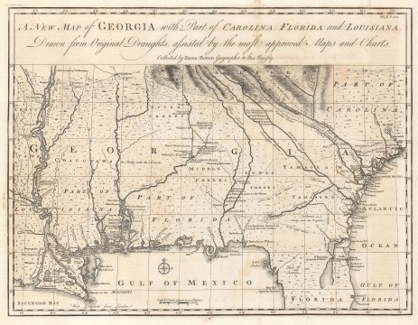 1748 Bowen Map of Georgia - first specific map of Georgia!