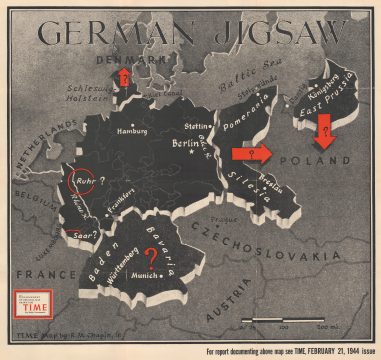 1944 Chapin Map of Germany