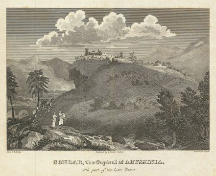 1828 Craig View of Gondar, Ethiopia