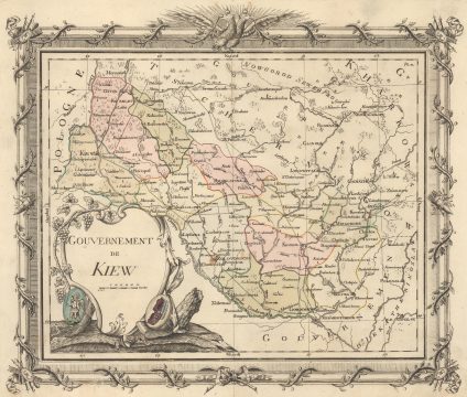 1790 Map of the Kiev Governorate